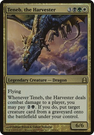 Teneb, the Harvester (Oversized) [Commander 2011 Oversized] | Exor Games Truro