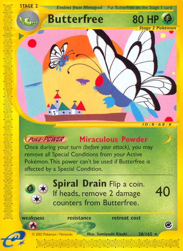 Butterfree (38/165) [Expedition: Base Set] | Exor Games Truro