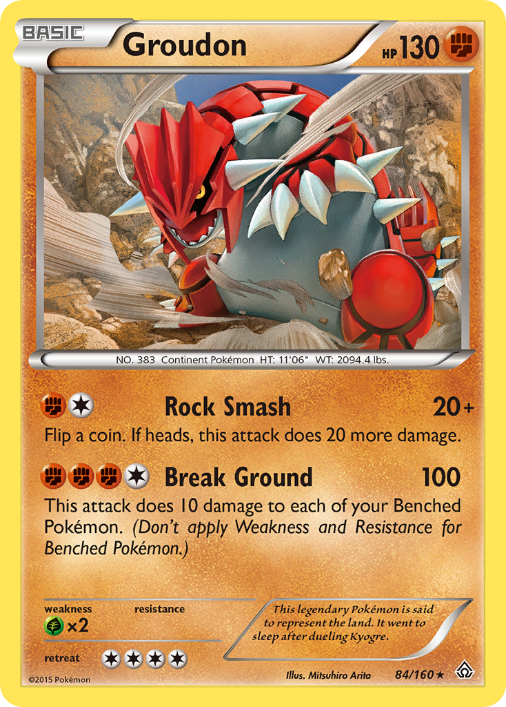 Groudon (84/160) [XY: Primal Clash] | Exor Games Truro