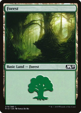 Forest (279) [Core Set 2019] | Exor Games Truro