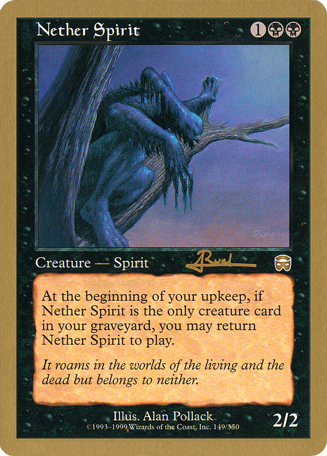 Nether Spirit (Antoine Ruel) [World Championship Decks 2001] | Exor Games Truro