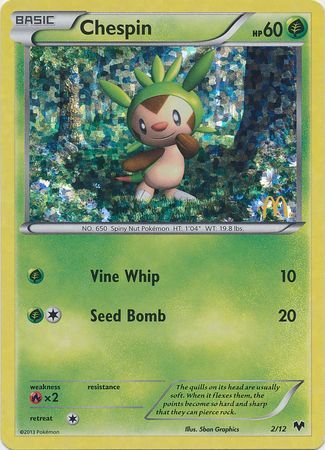 Chespin (2/12) [McDonald's Promos: 2014 Collection] | Exor Games Truro