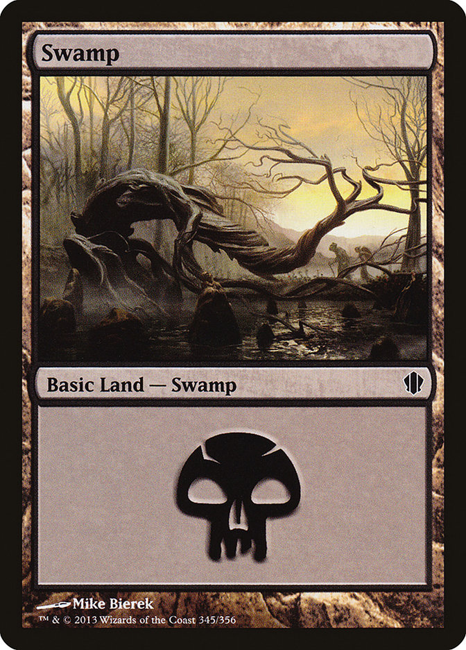 Swamp (345) [Commander 2013] | Exor Games Truro