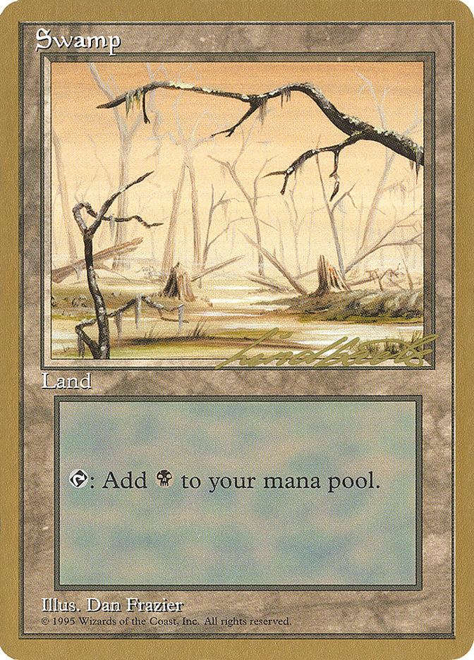 Swamp (ll370) (Leon Lindback) [Pro Tour Collector Set] | Exor Games Truro