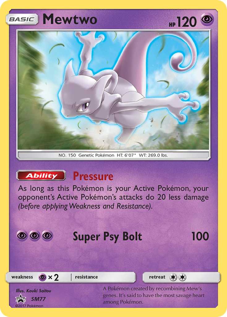 Mewtwo (SM77) [Sun & Moon: Black Star Promos] | Exor Games Truro