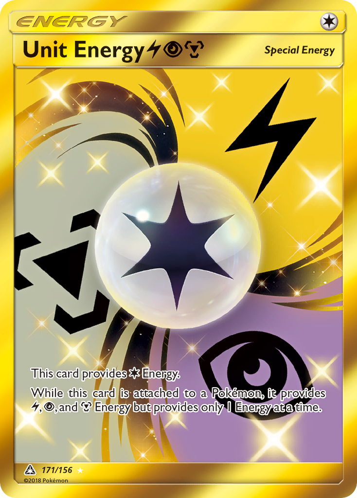 Unit Energy (171/156) (Lightning, Psychic, Metal) [Sun & Moon: Ultra Prism] | Exor Games Truro