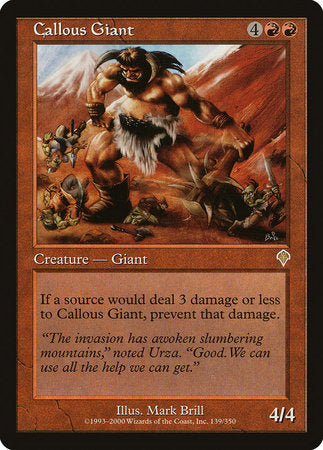 Callous Giant [Invasion] | Exor Games Truro