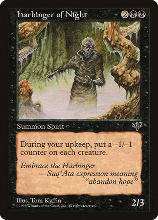 Harbinger of Night [Mirage] | Exor Games Truro