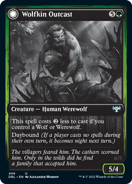 Wolfkin Outcast // Wedding Crasher [Innistrad: Double Feature] | Exor Games Truro