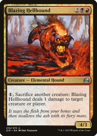 Blazing Hellhound [Magic Origins] | Exor Games Truro