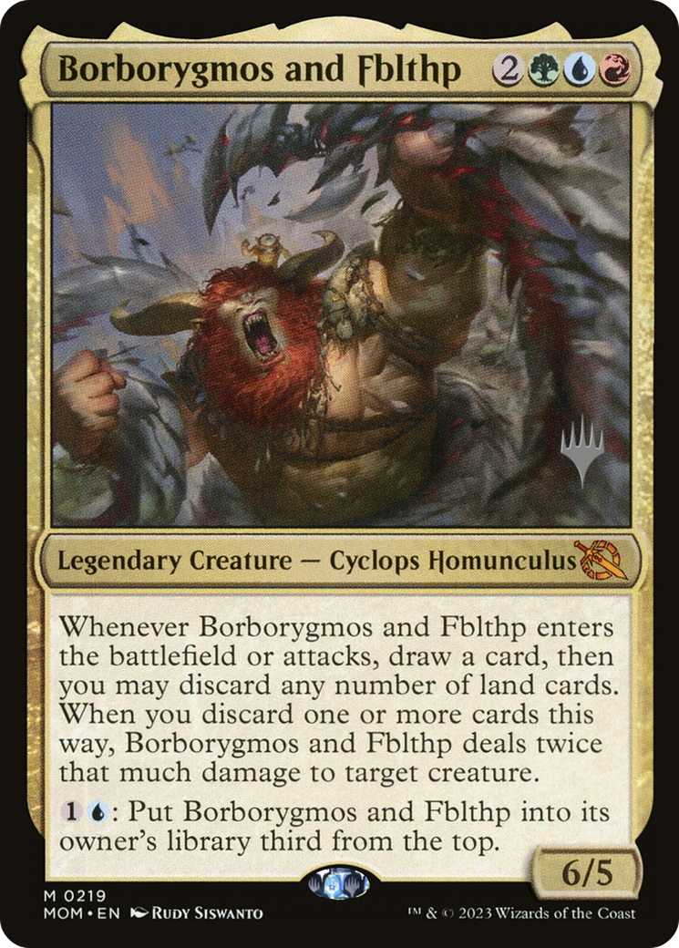 Borborygmos and Fblthp (Promo Pack) [March of the Machine Promos] | Exor Games Truro