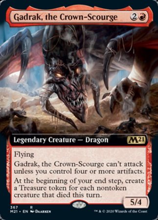 Gadrak, the Crown-Scourge (Extended Art) [Core Set 2021] | Exor Games Truro