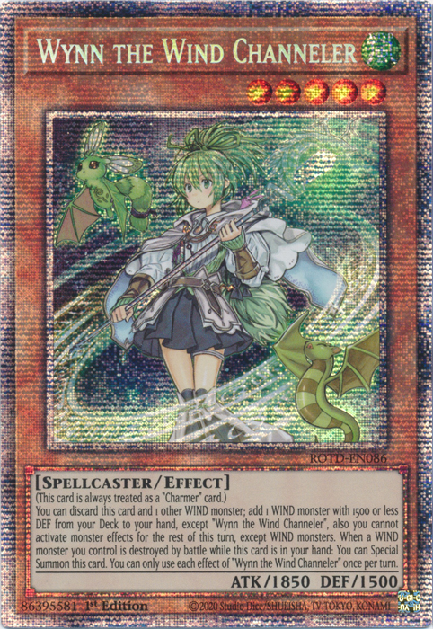 Wynn the Wind Channeler [ROTD-EN086] Starlight Rare | Exor Games Truro