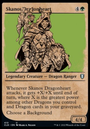 Skanos Dragonheart (Showcase) [Commander Legends: Battle for Baldur's Gate] | Exor Games Truro