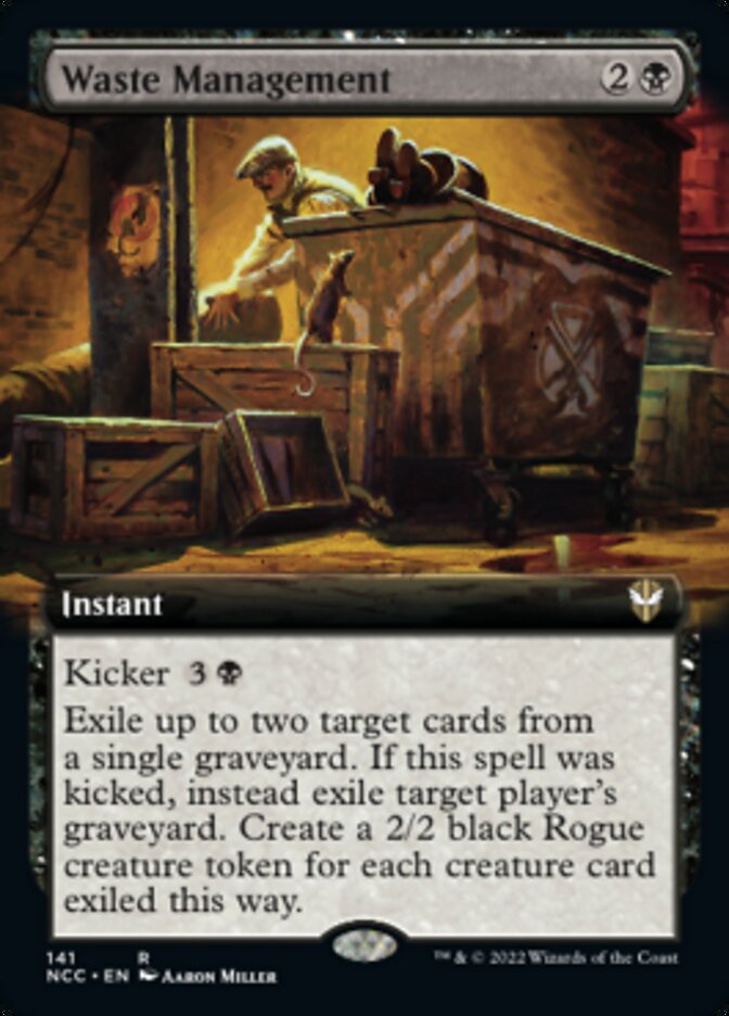 Waste Management (Extended Art) [Streets of New Capenna Commander] | Exor Games Truro