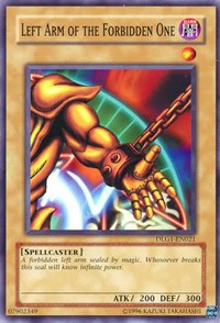 Left Arm of the Forbidden One [DLG1-EN021] Common | Exor Games Truro