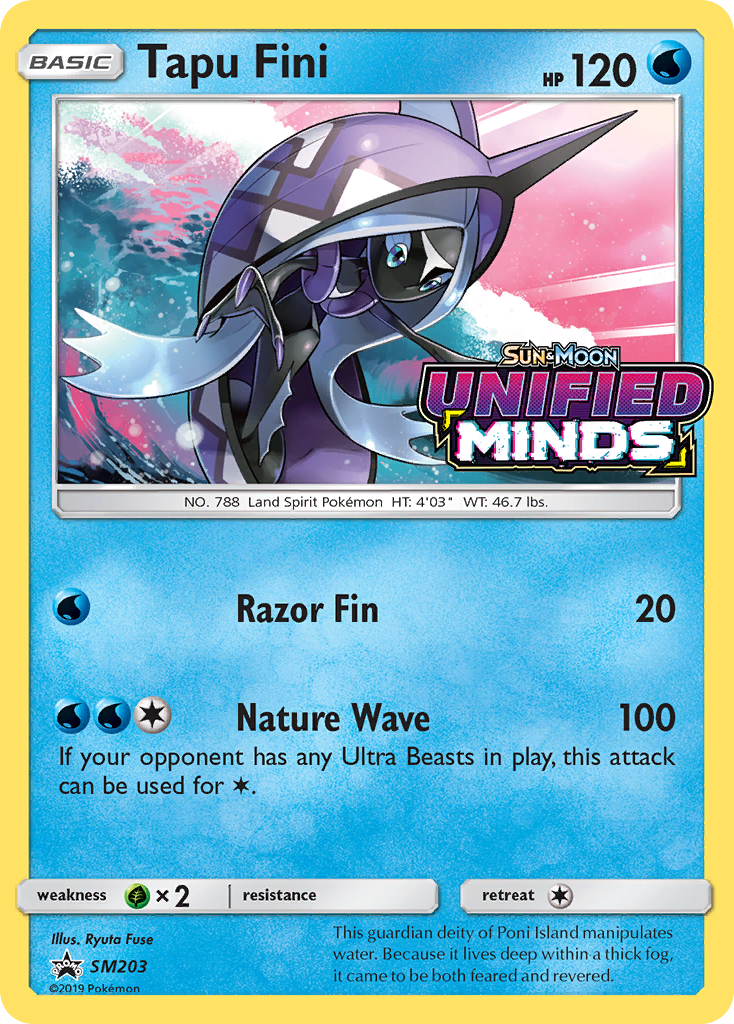 Tapu Fini (SM203) [Sun & Moon: Black Star Promos] | Exor Games Truro