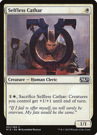 Selfless Cathar [Magic 2015] | Exor Games Truro