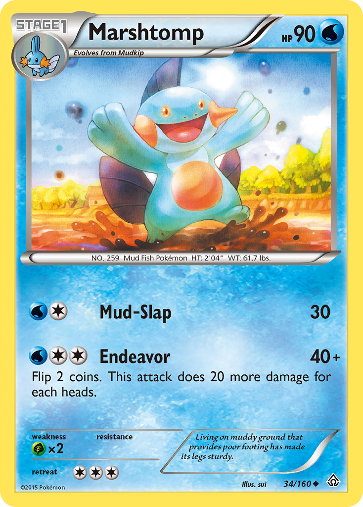 Marshtomp (34/160) [XY: Primal Clash] | Exor Games Truro