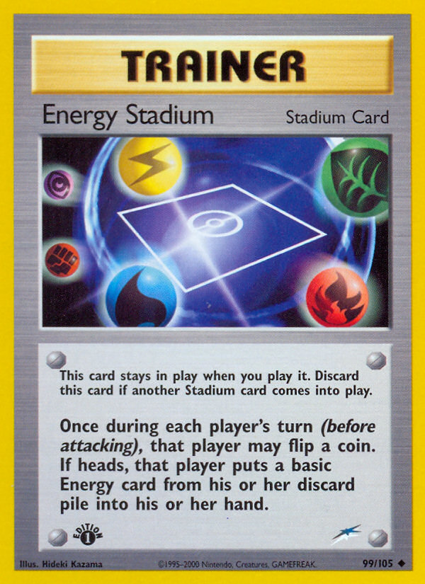 Energy Stadium (99/105) [Neo Destiny 1st Edition] | Exor Games Truro
