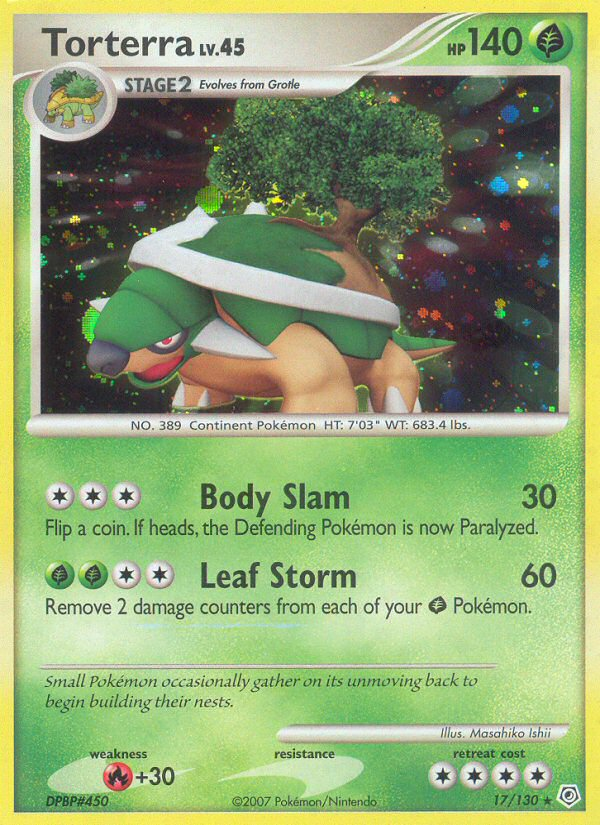 Torterra (17/130) [Diamond & Pearl: Base Set] | Exor Games Truro