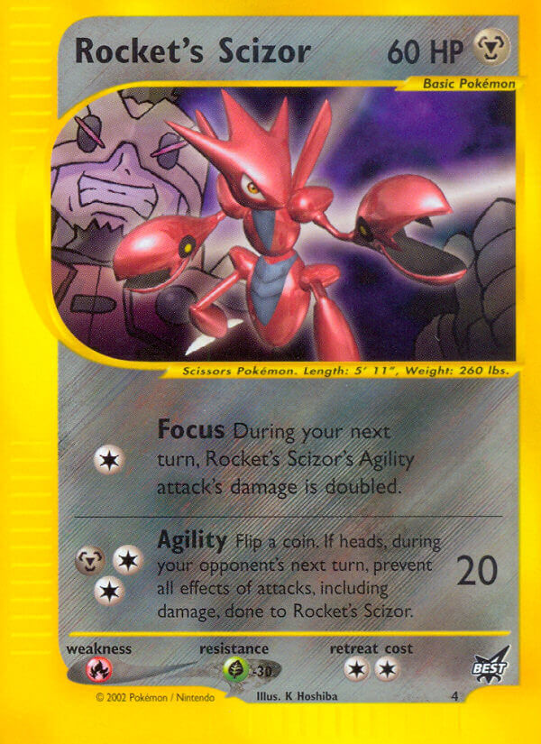 Rocket's Scizor (4) [Best of Promos] | Exor Games Truro