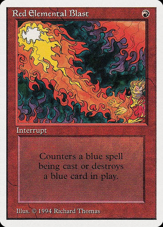 Red Elemental Blast [Summer Magic / Edgar] | Exor Games Truro