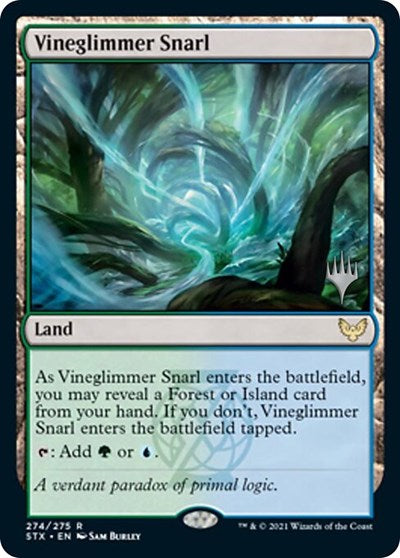 Vineglimmer Snarl (Promo Pack) [Strixhaven: School of Mages Promos] | Exor Games Truro