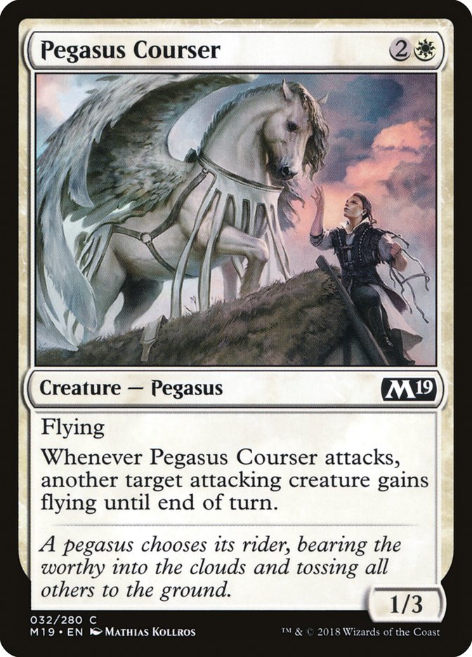 Pegasus Courser [Core Set 2019] | Exor Games Truro