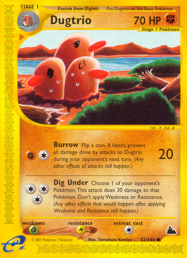 Dugtrio (52/144) [Skyridge] | Exor Games Truro