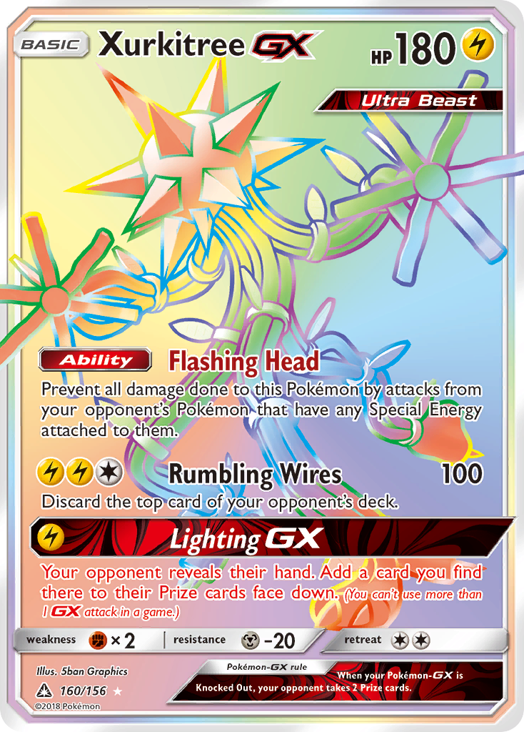 Xurkitree GX (160/156) [Sun & Moon: Ultra Prism] | Exor Games Truro