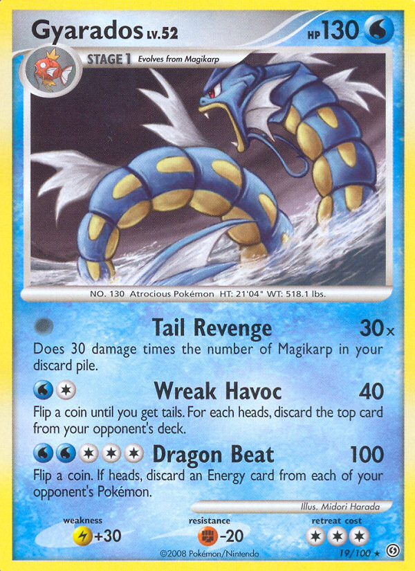 Gyarados (19/100) [Diamond & Pearl: Stormfront] | Exor Games Truro