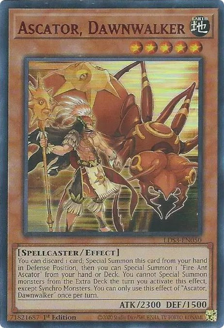 Ascator, Dawnwalker (Red) [LDS3-EN050] Ultra Rare | Exor Games Truro