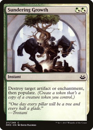 Sundering Growth [Modern Masters 2017] | Exor Games Truro