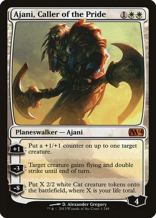 Ajani, Caller of the Pride [Magic 2014] | Exor Games Truro