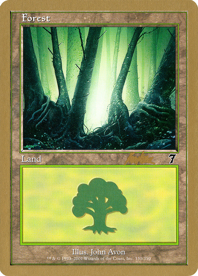 Forest (bk330) (Brian Kibler) [World Championship Decks 2002] | Exor Games Truro