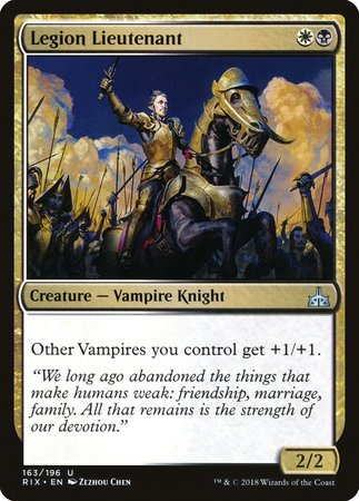 Legion Lieutenant [Rivals of Ixalan] | Exor Games Truro