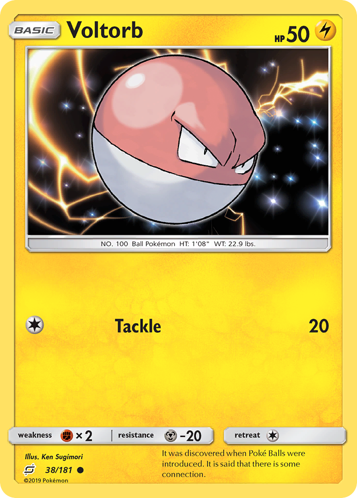 Voltorb (38/181) [Sun & Moon: Team Up] | Exor Games Truro