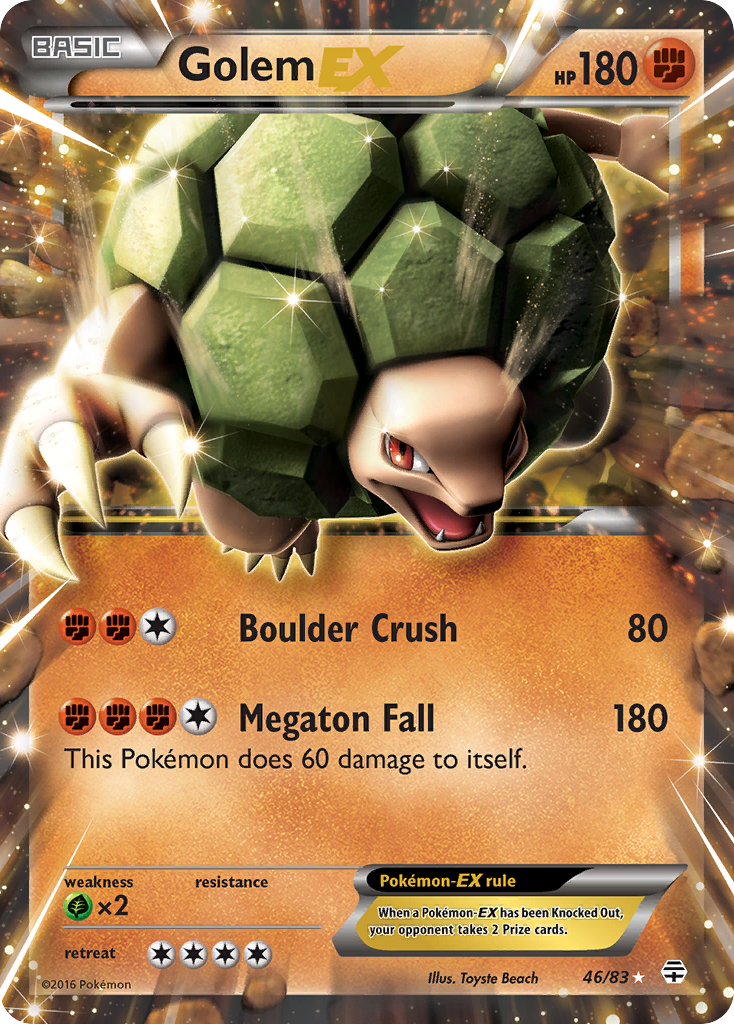 Golem EX (46/83) [XY: Generations] | Exor Games Truro