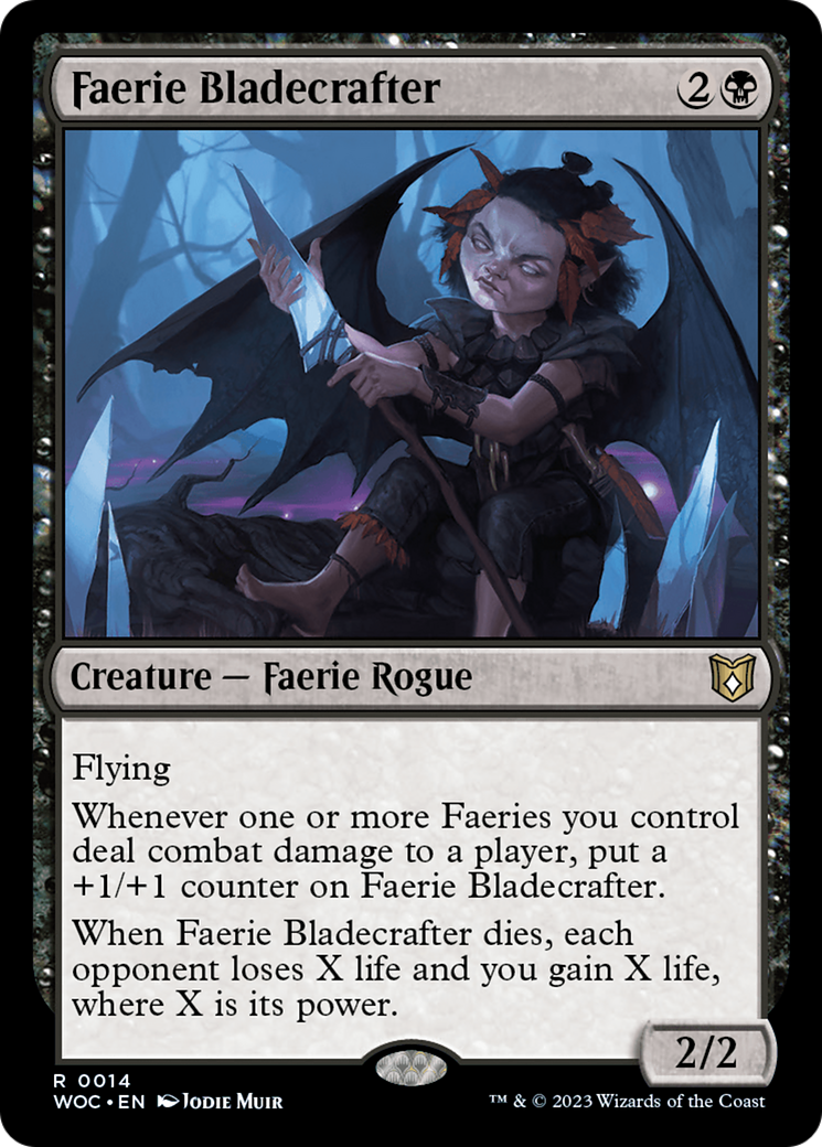 Faerie Bladecrafter [Wilds of Eldraine Commander] | Exor Games Truro