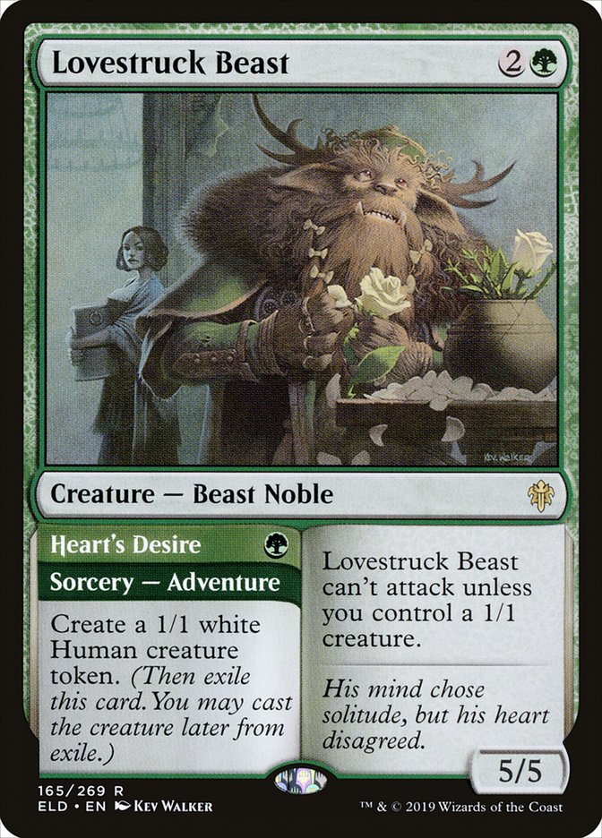 Lovestruck Beast // Heart's Desire [Throne of Eldraine] | Exor Games Truro