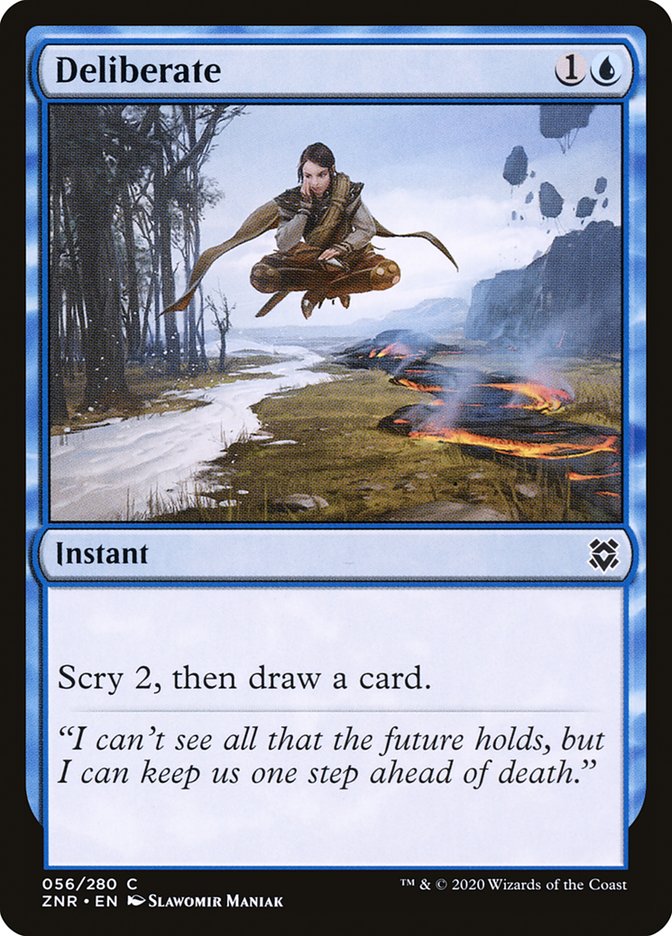 Deliberate [Zendikar Rising] | Exor Games Truro