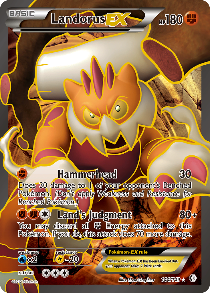 Landorus EX (144/149) [Black & White: Boundaries Crossed] | Exor Games Truro