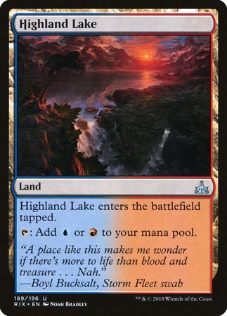 Highland Lake [Rivals of Ixalan] | Exor Games Truro