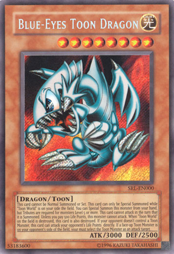 Blue-Eyes Toon Dragon [SRL-EN000] Secret Rare | Exor Games Truro