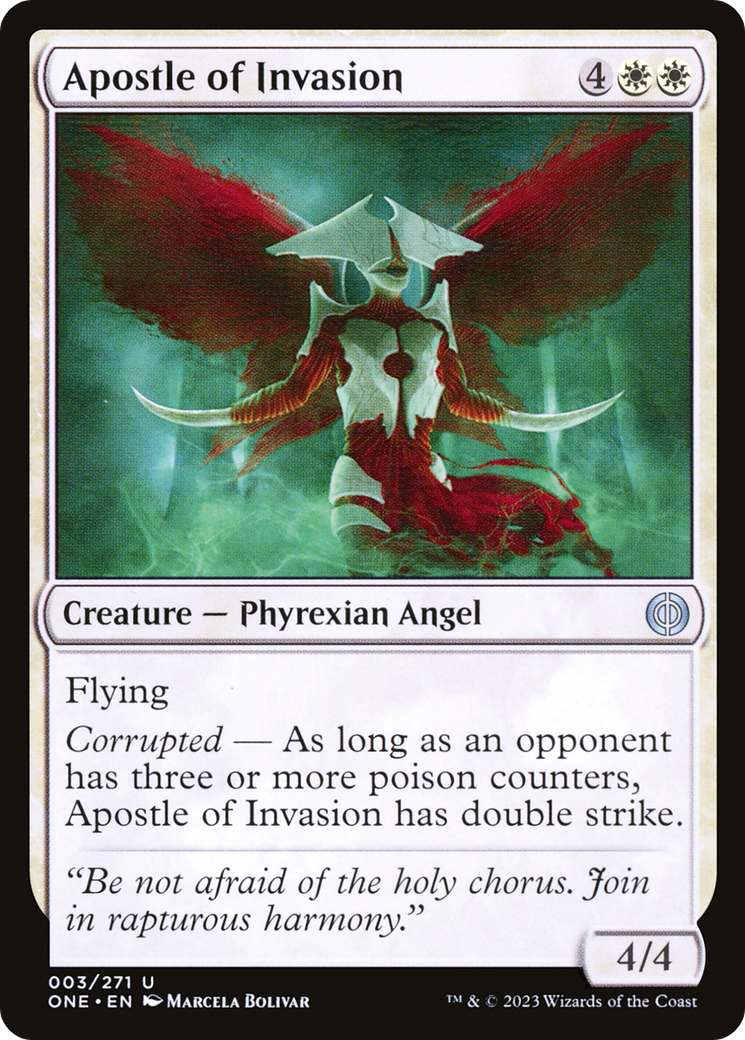 Apostle of Invasion [Phyrexia: All Will Be One] | Exor Games Truro