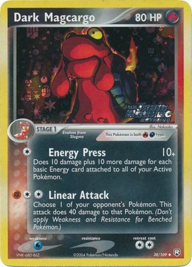 Dark Magcargo (38/109) (Stamped) [EX: Team Rocket Returns] | Exor Games Truro