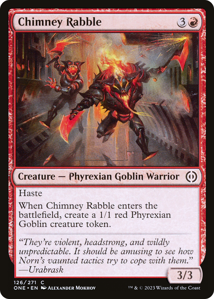 Chimney Rabble [Phyrexia: All Will Be One] | Exor Games Truro