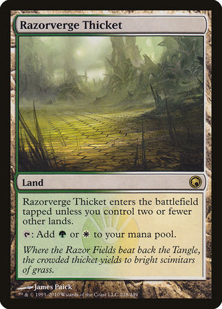 Razorverge Thicket [Scars of Mirrodin] | Exor Games Truro