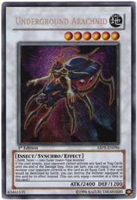 Underground Arachnid [ABPF-EN096] Secret Rare | Exor Games Truro